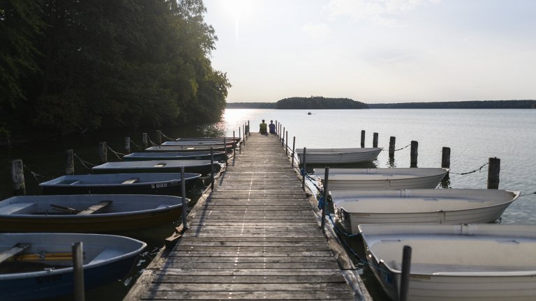 Steg am Stechlinsee Steg am Stechlinsee